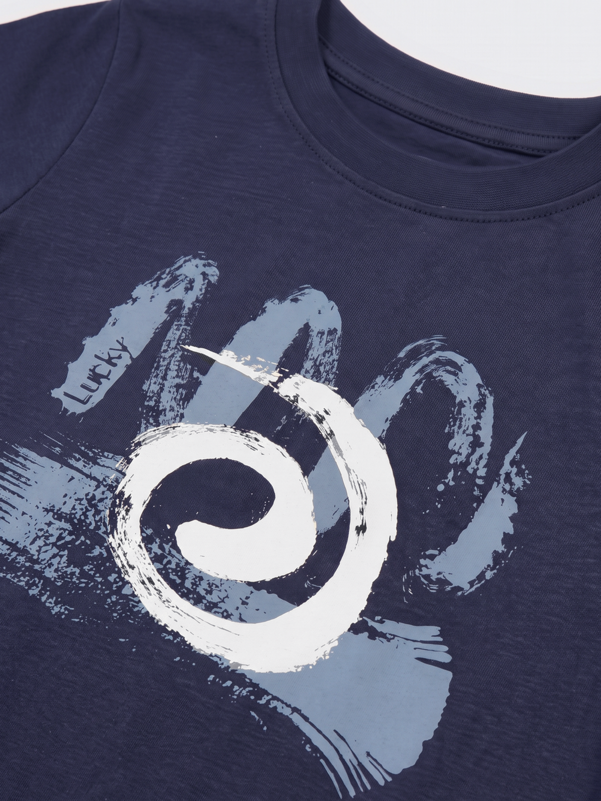 Brush Swirl | Chlapčenské tričko s krátkym rukávom - klasický strih