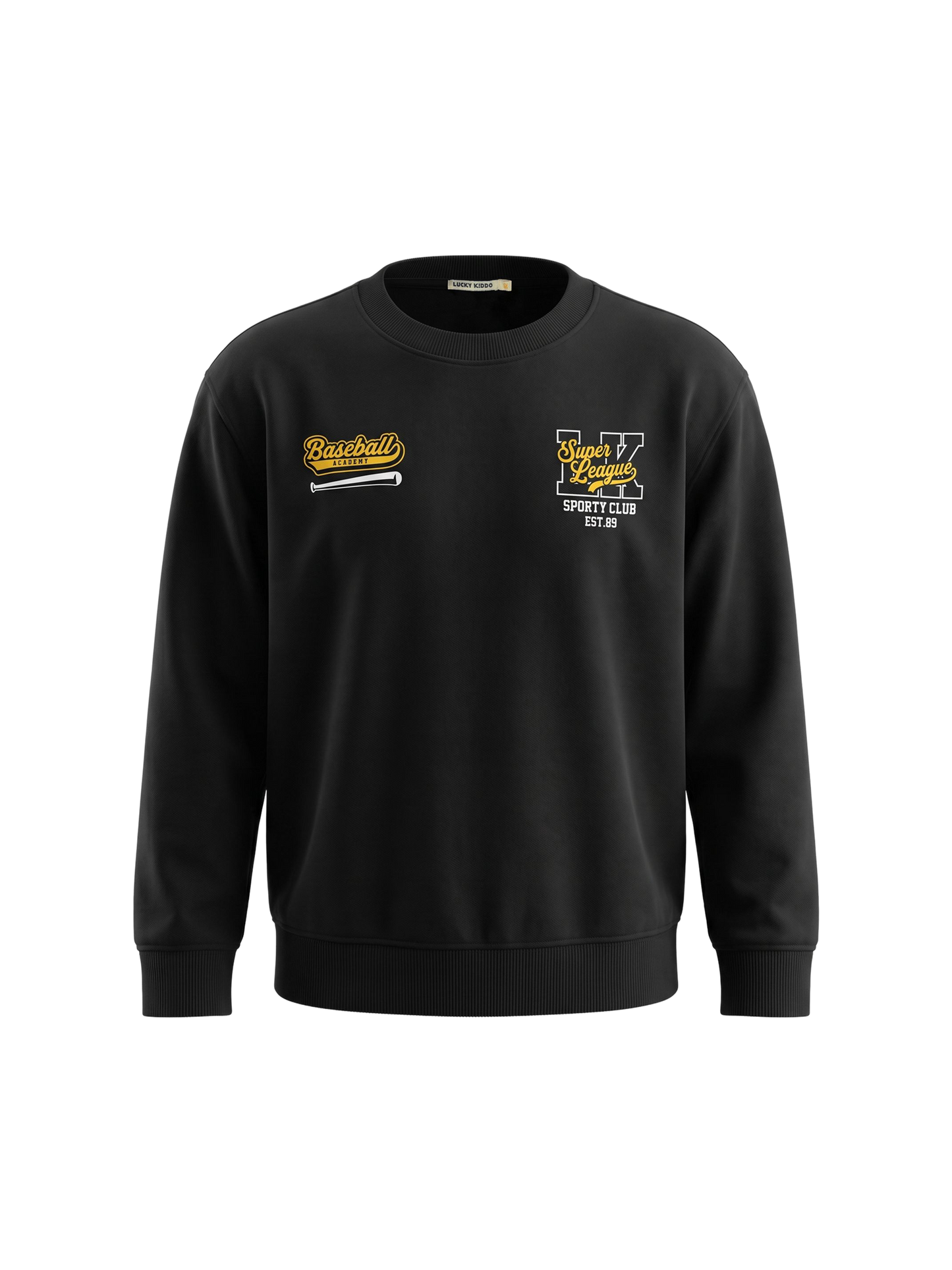 Black Logo | Chlapčenský pulóver - oversized strih