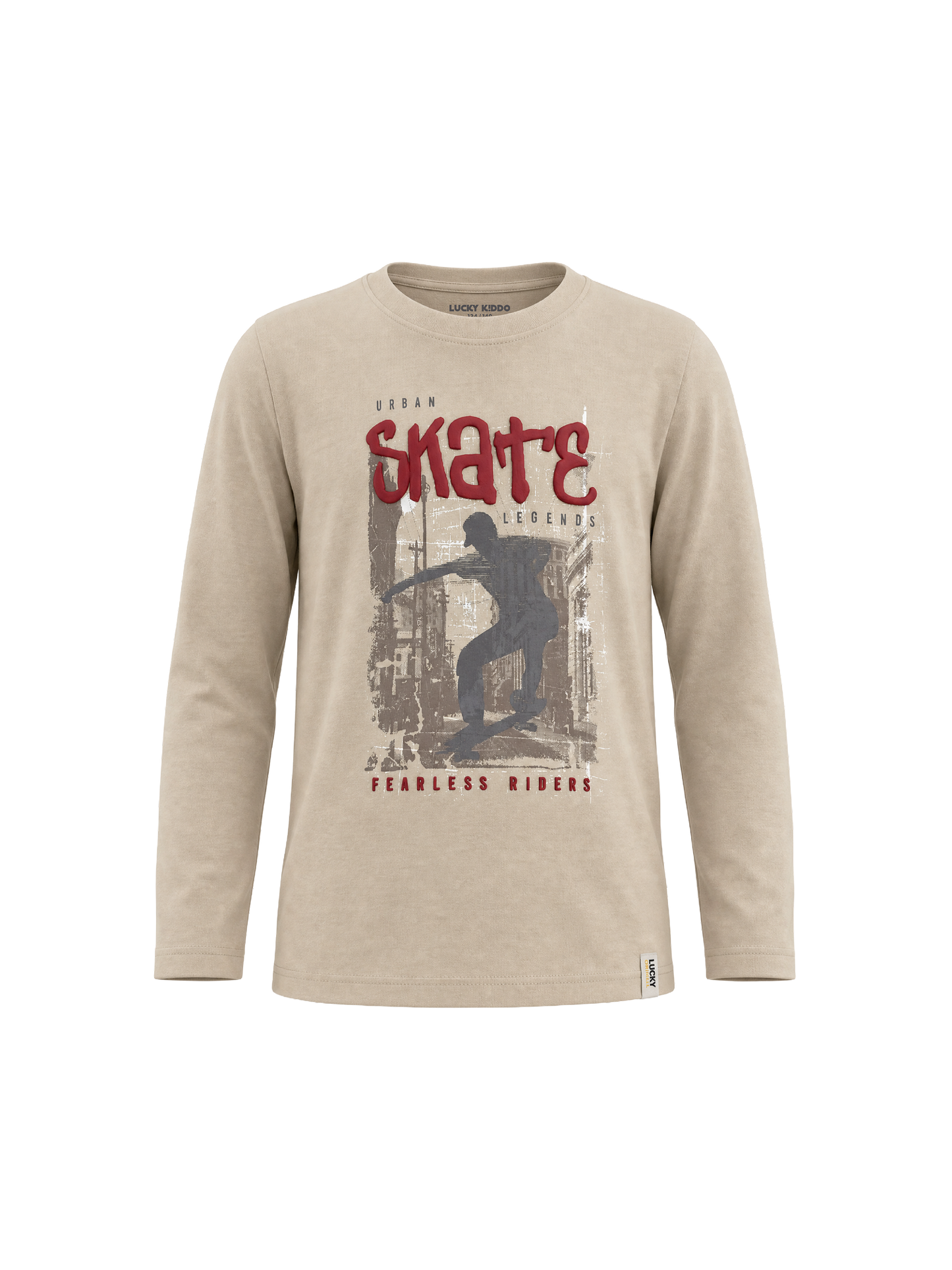 Sand Skate | Chlapčenské tričko s dlhým rukávom - klasický strih