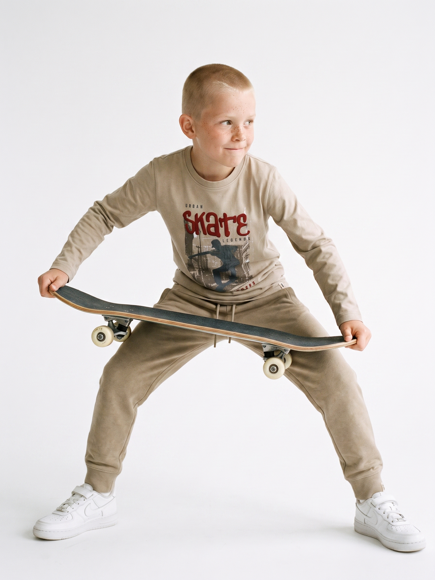 Sand Skate | Chlapčenské tričko s dlhým rukávom - klasický strih