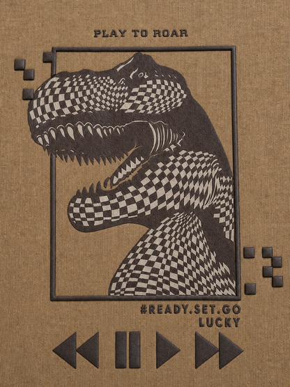 Cocoa Roar | Chlapčenské tričko s dlhým rukávom - klasický strih