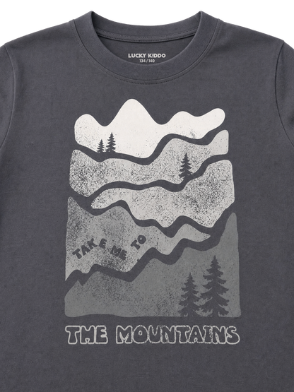 Iron Mountains | Chlapčenské tričko s dlhým rukávom - klasický strih
