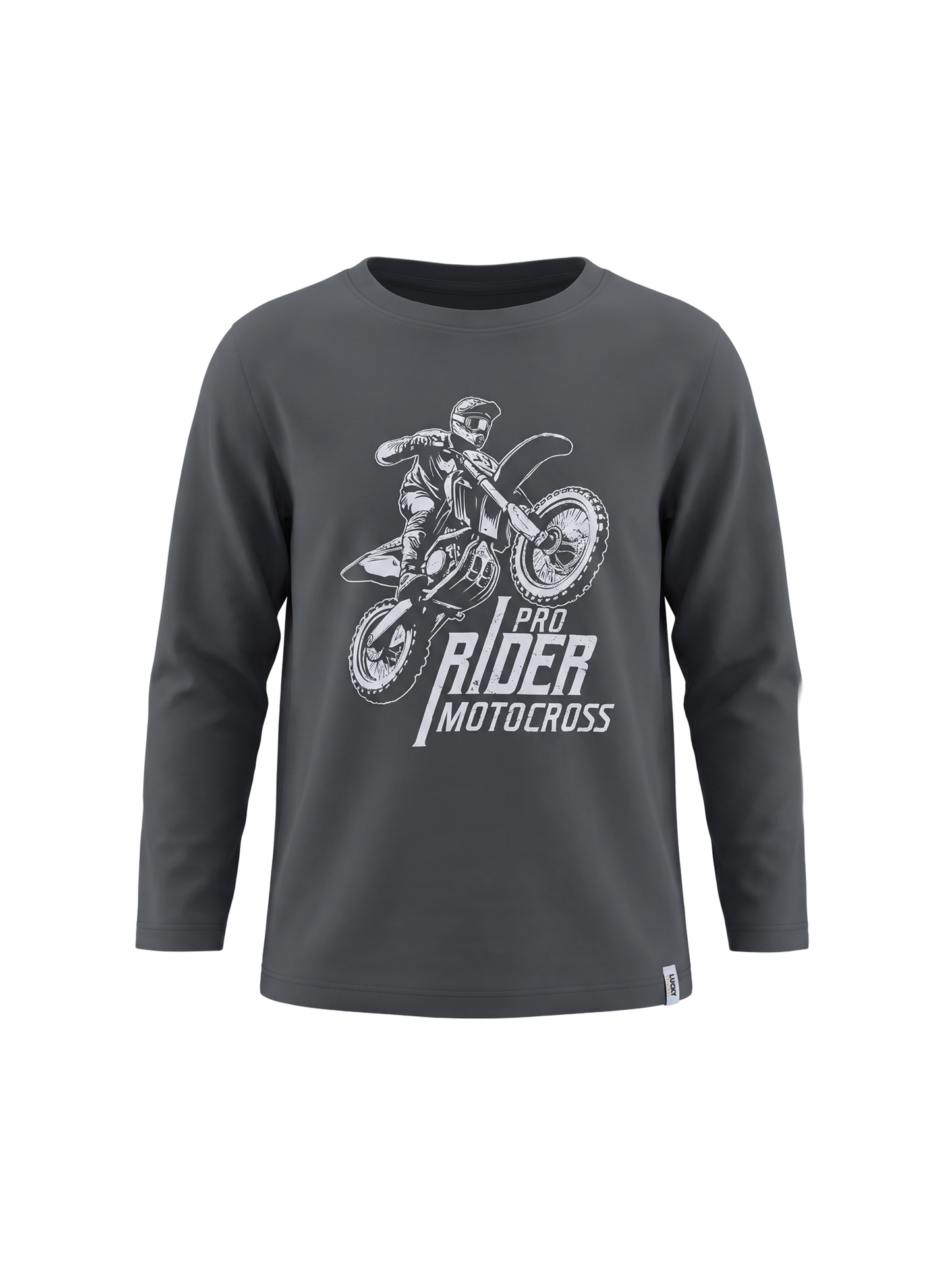 Iron Rider | Chlapčenské tričko s dlhým rukávom - klasický strih