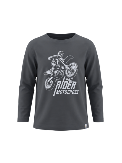 Iron Rider | Chlapčenské tričko s dlhým rukávom - klasický strih