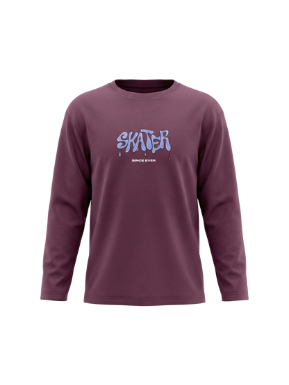 Skater Since Ever | Chlapčenské tričko s dlhým rukávom - voľný strih