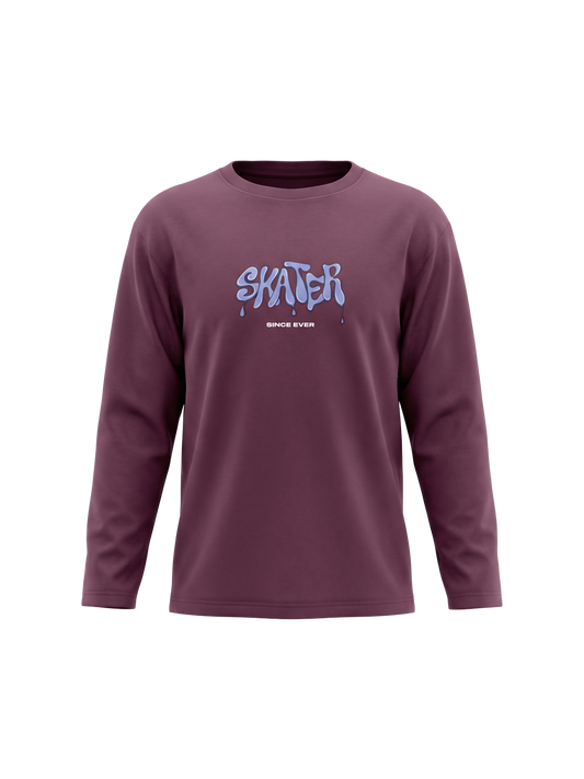 Skater Since Ever | Chlapčenské tričko s dlhým rukávom - voľný strih