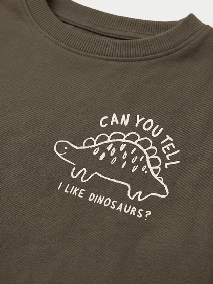 Cocoa Dino | Chlapčenské tričko s dlhým rukávom - voľný strih