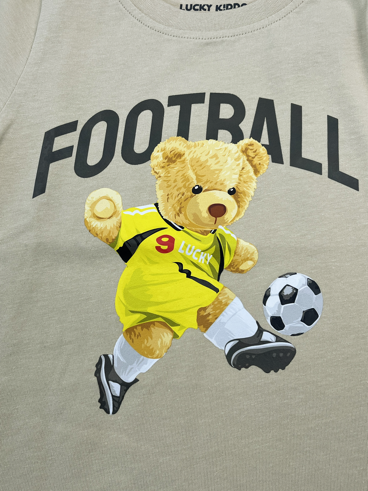 Sand Football Teddy | Chlapčenské tričko s dlhým rukávom - klasický strih