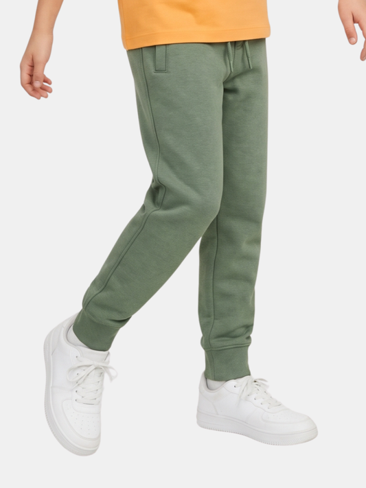 Sage Green | Chlapčenské tepláky - klasický strih