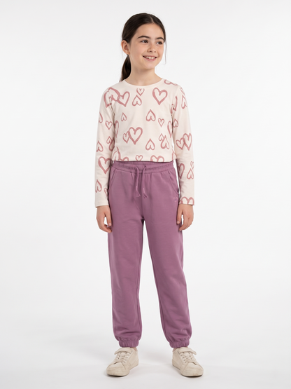 Orchid Jogger | Dievčenské tepláky - klasický strih