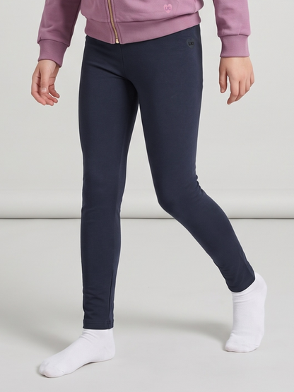 Deep Navy | Dievčenské legíny - klasický strih