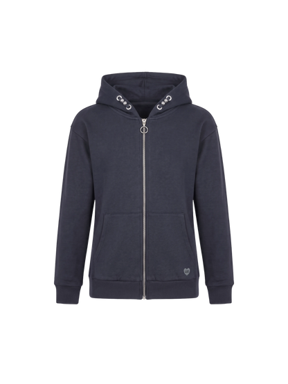 Polar Zip | Zateplená dievčenská mikina s kapucňou na zips - klasický strih