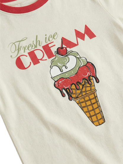 Sweet Scoop Party | Dievčenské tričko s krátkym rukávom
