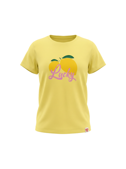 Lucky Lemon Smile | Dievčenské tričko s krátkym rukávom