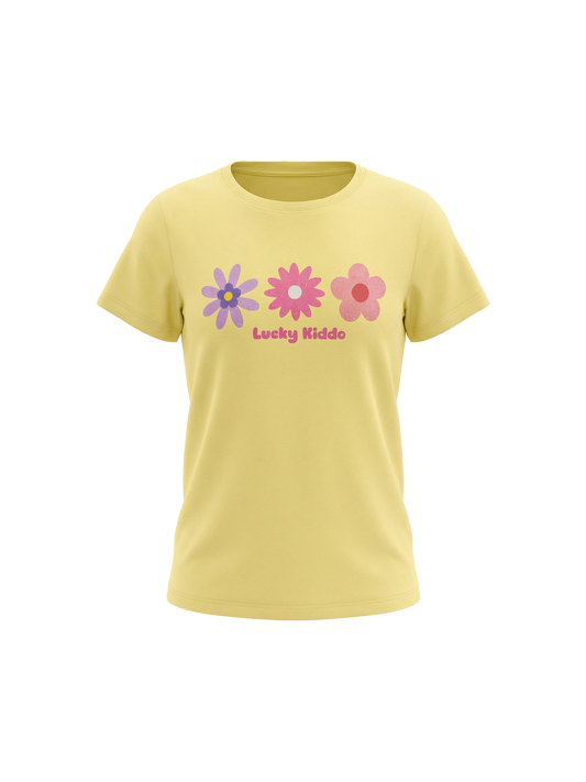 Happy Garden Trio | Dievčenské tričko s krátkym rukávom