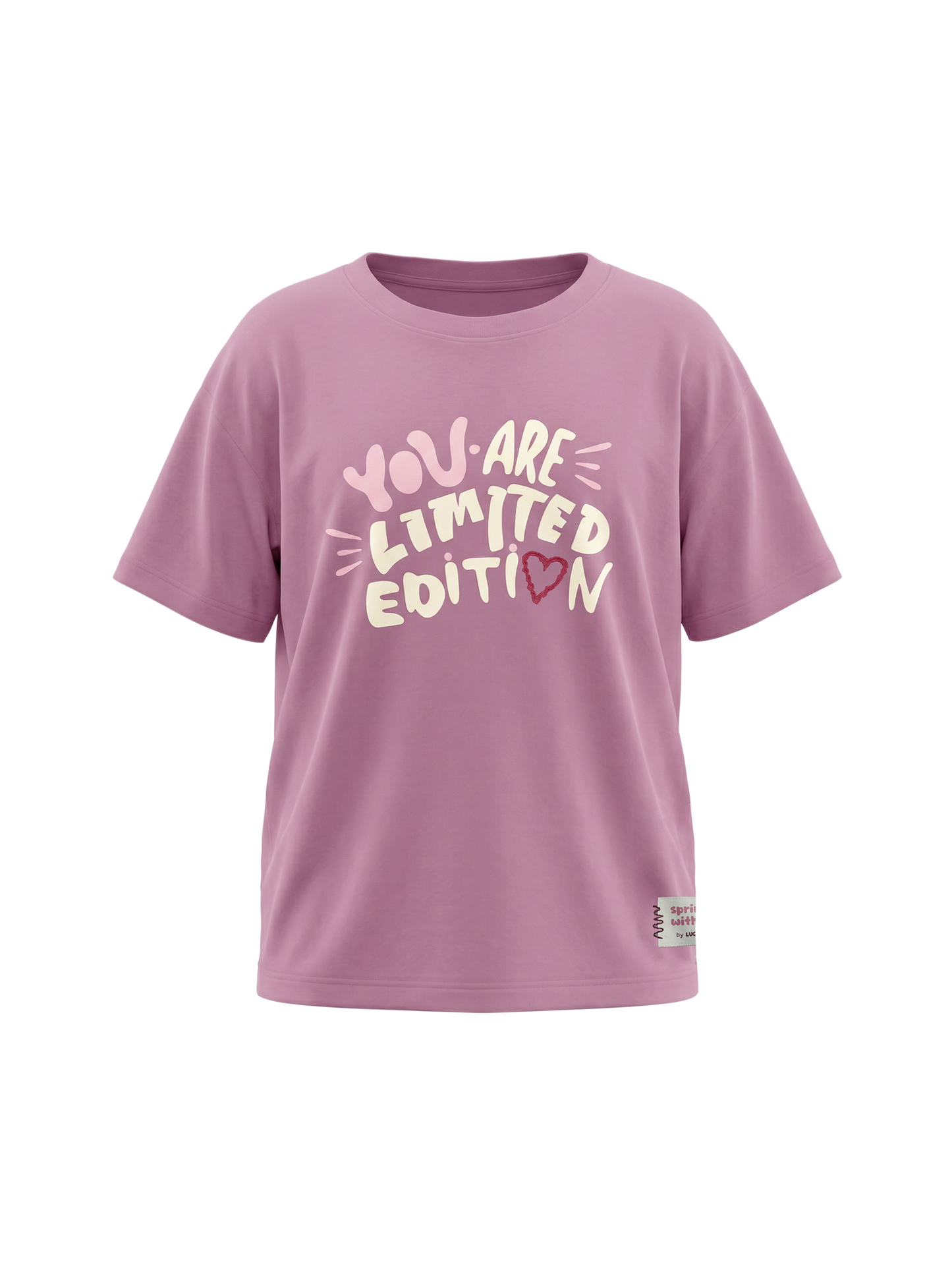 Lilac Limited Edition | Dievčenské tričko s krátkym rukávom - voľný strih