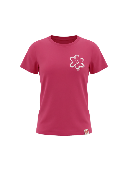 Happy Petal Glow | Dievčenské tričko s krátkym rukávom