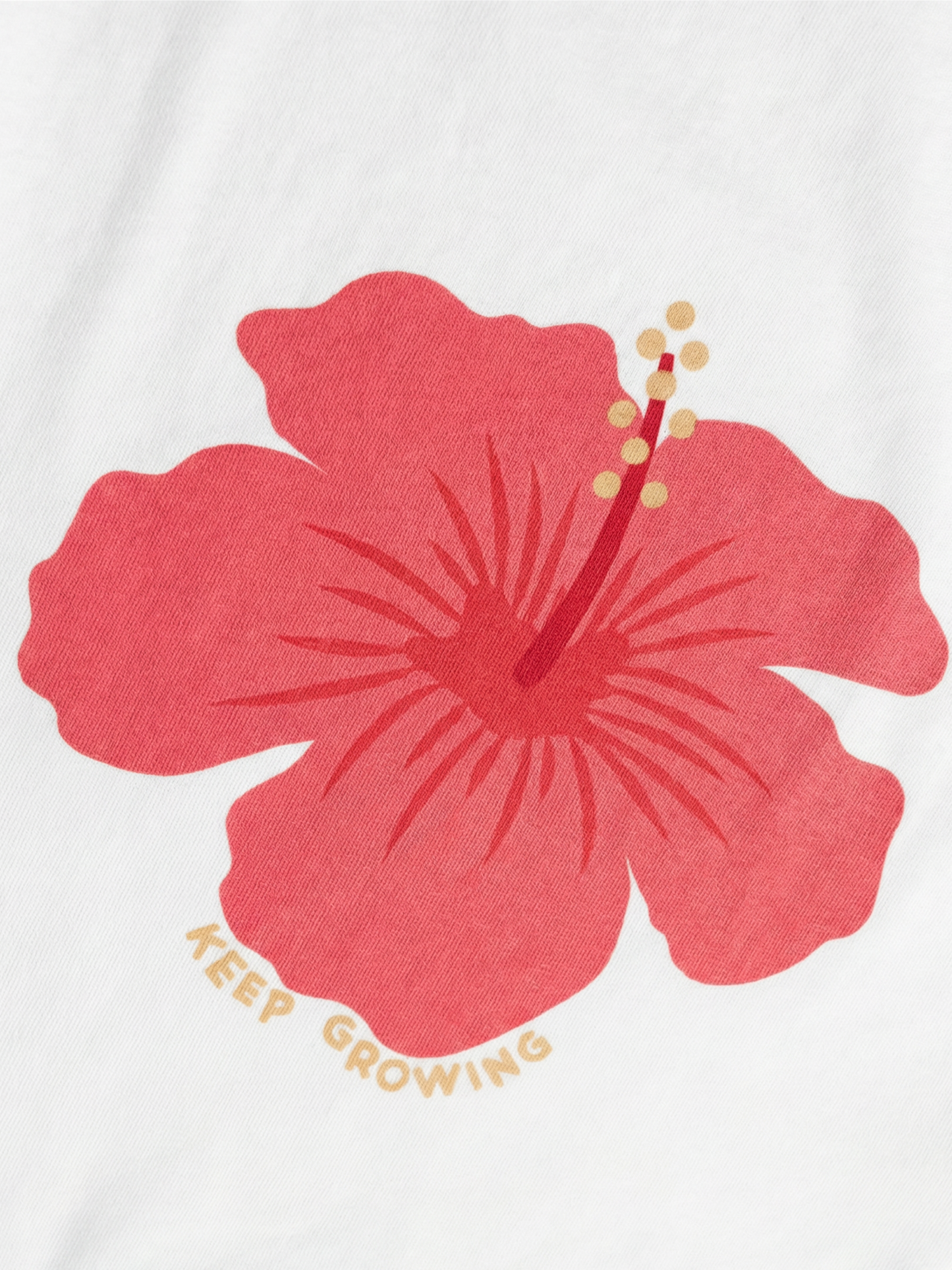 Hibiscus Fringe Dream | Dievčenské tričko s krátkym rukávom