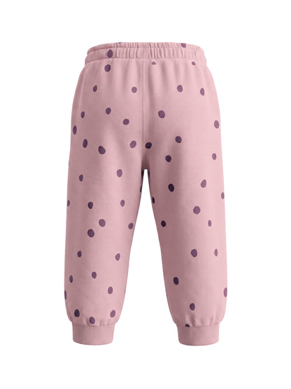 Rose Dots | Dievčenské tepláky - voľný strih