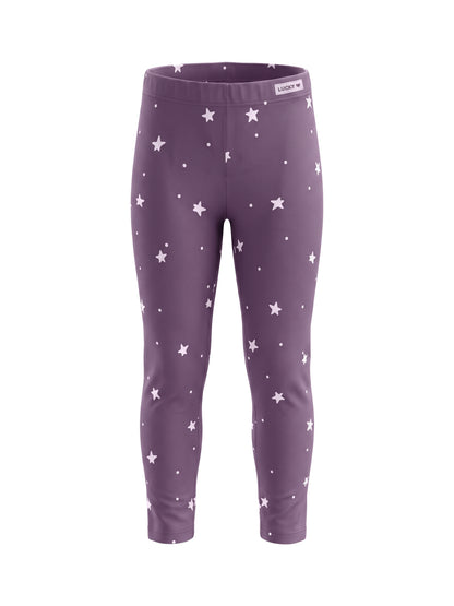 Plum Stars | Zateplené dievčenské legíny