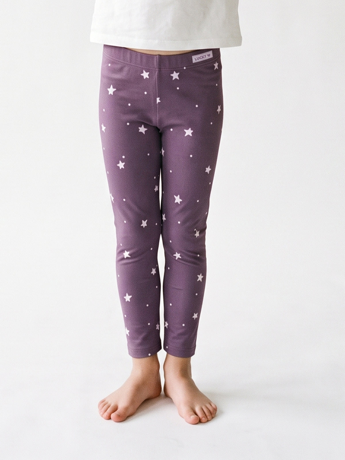 Plum Stars | Zateplené dievčenské legíny