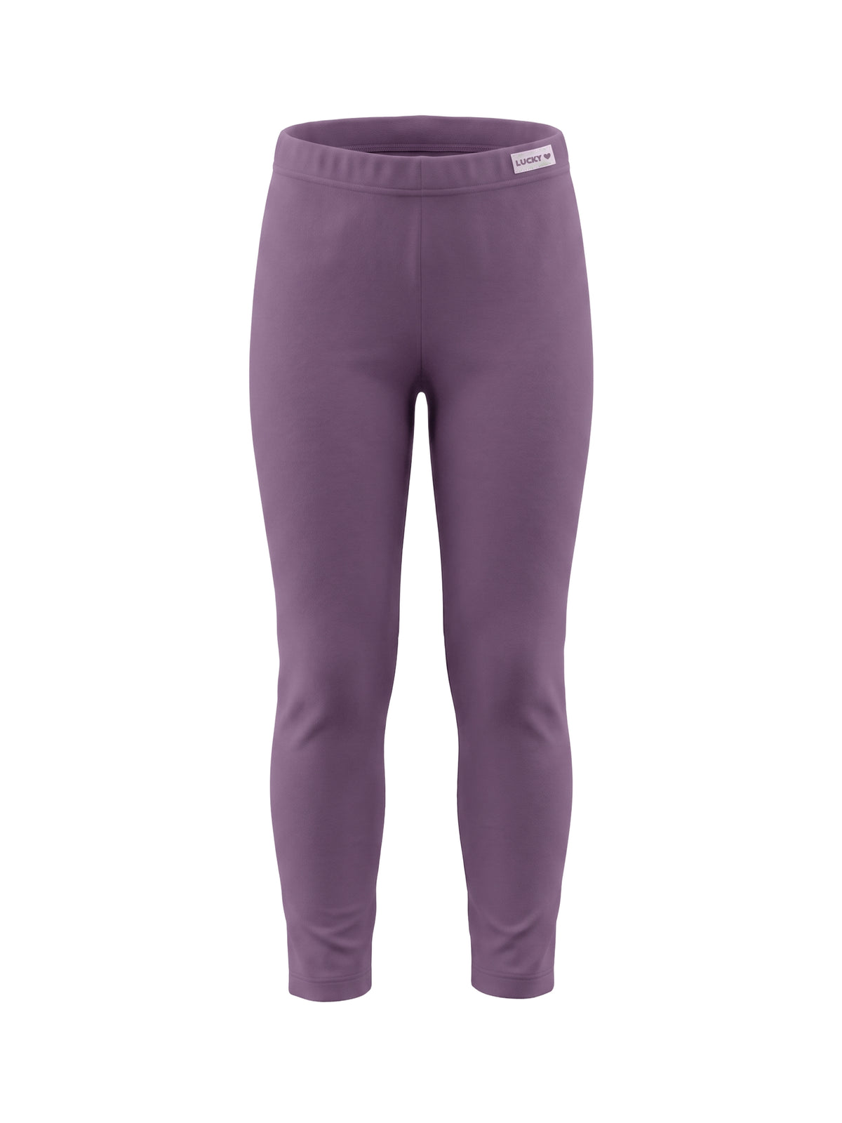 Plum Solid | Zateplené dievčenské legíny