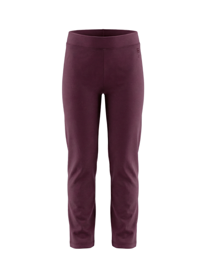 Damson Purple | Dievčenské legíny - rovný strih