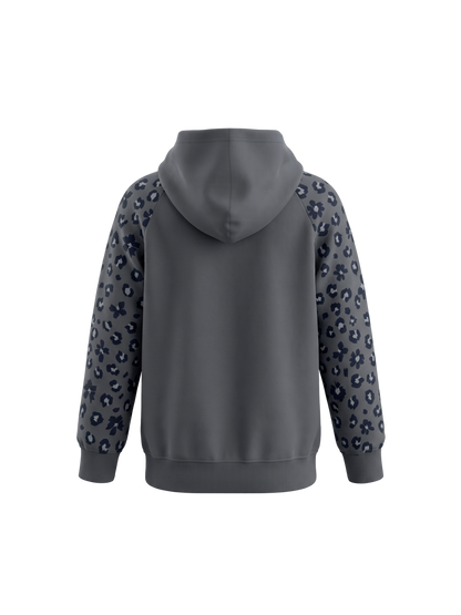 Leo Bloom Zip | Dievčenská mikina s kapucňou na zips - klasický strih