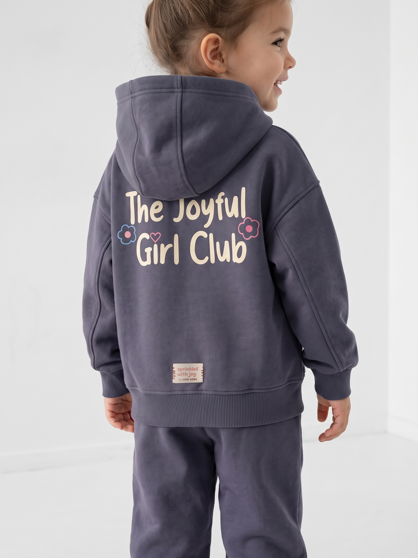 Heron Joyful Club | Zateplená dievčenská bunda s kapucňou - oversized strih