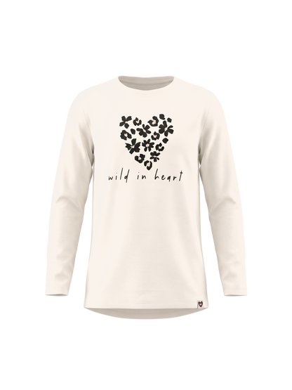 White Wild Heart | Dievčenská tunika - klasický strih
