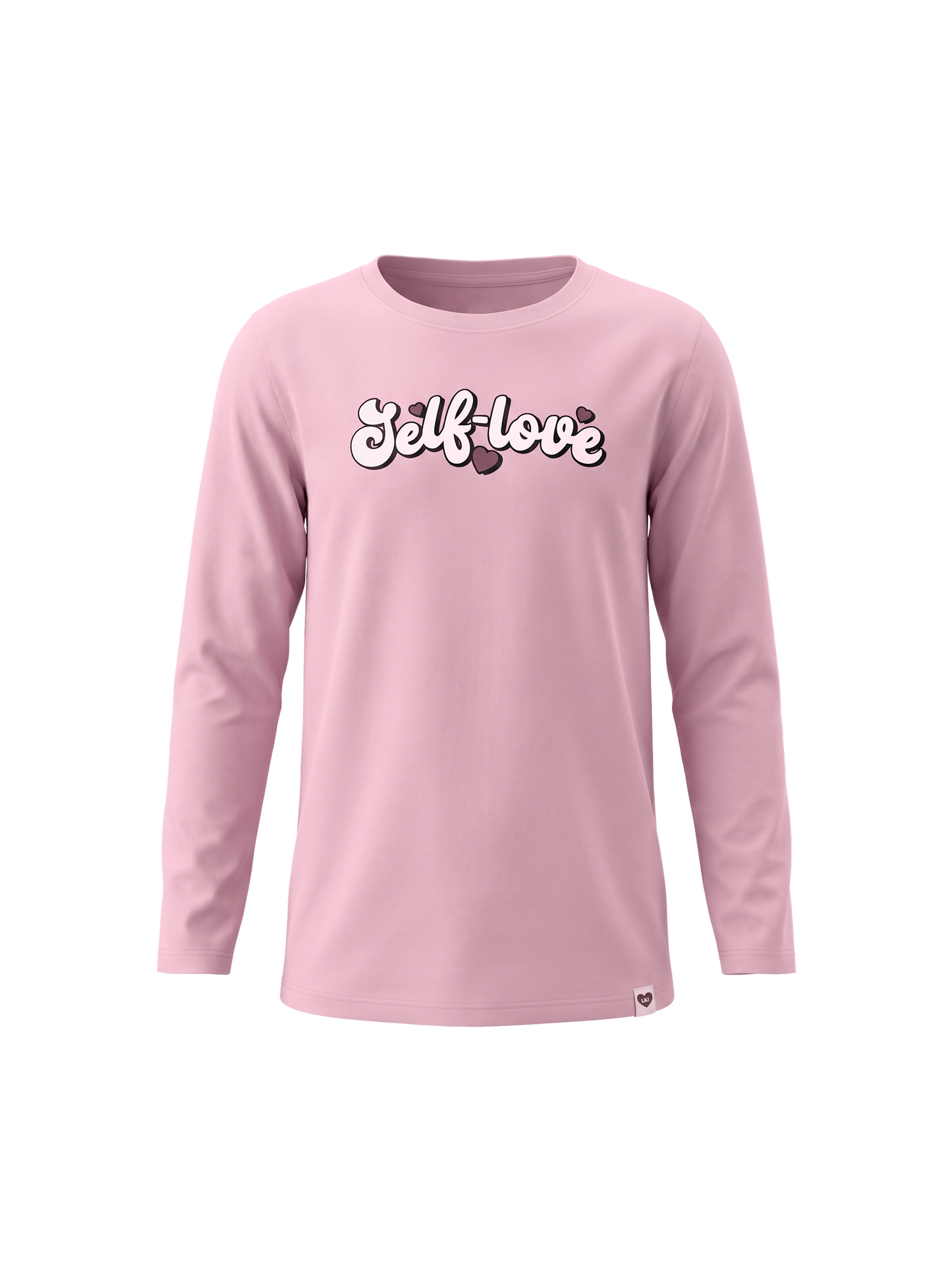 Pink Self Love | Dievčenské tričko s dlhým rukávom