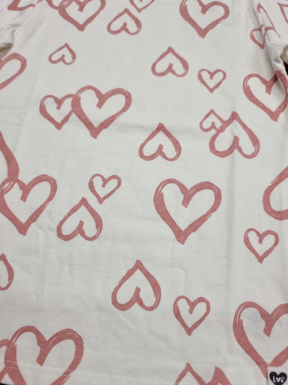 White Hearts Club | Dievčenské tričko s dlhým rukávom - klasický strih