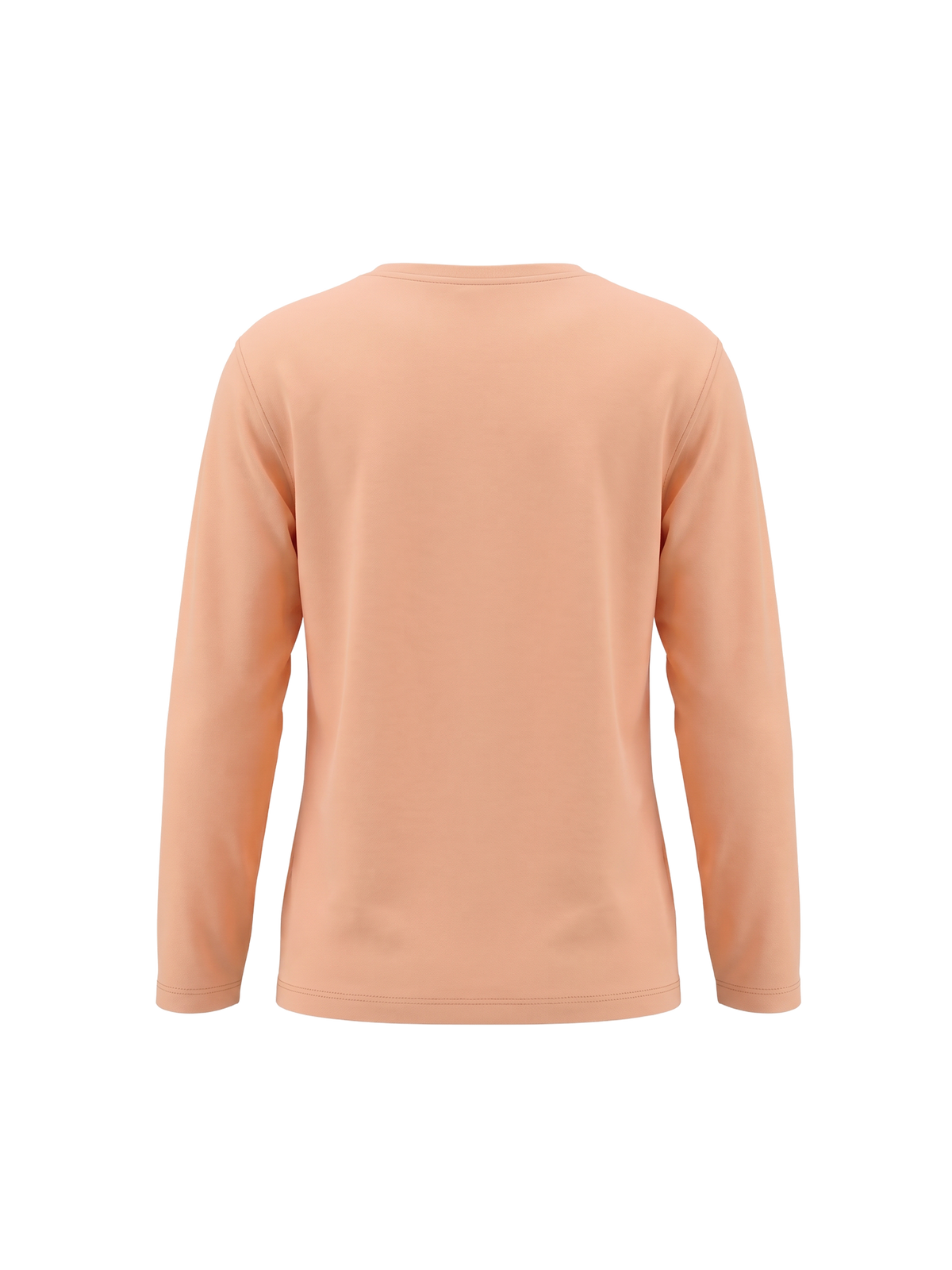 Orange Self Love | Dievčenské tričko s dlhým rukávom - voľný strih