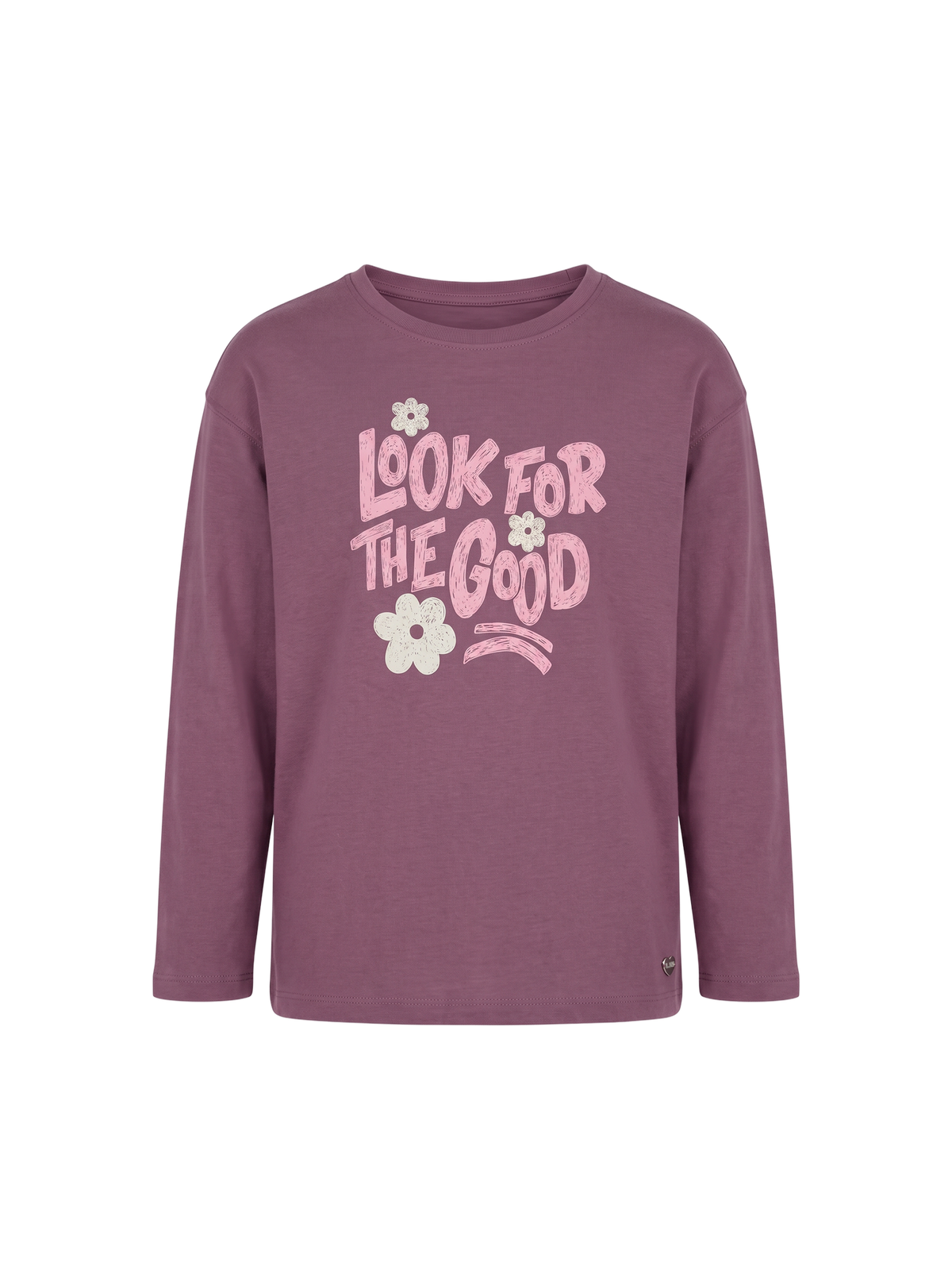 Look For Good | Dievčenské tričko s dlhým rukávom - voľný strih