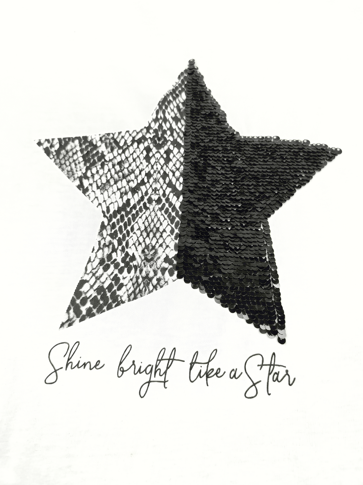 Shine Star | Dievčenské tričko s dlhým rukávom - klasický strih