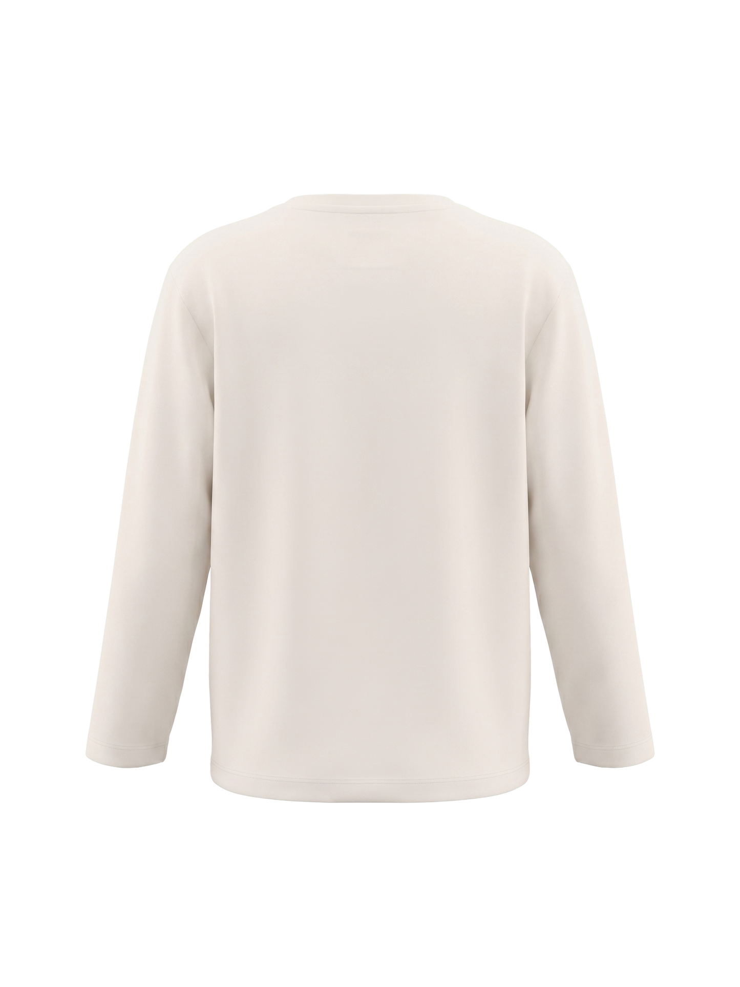 White Pocket Teddy | Dievčenské tričko s dlhým rukávom