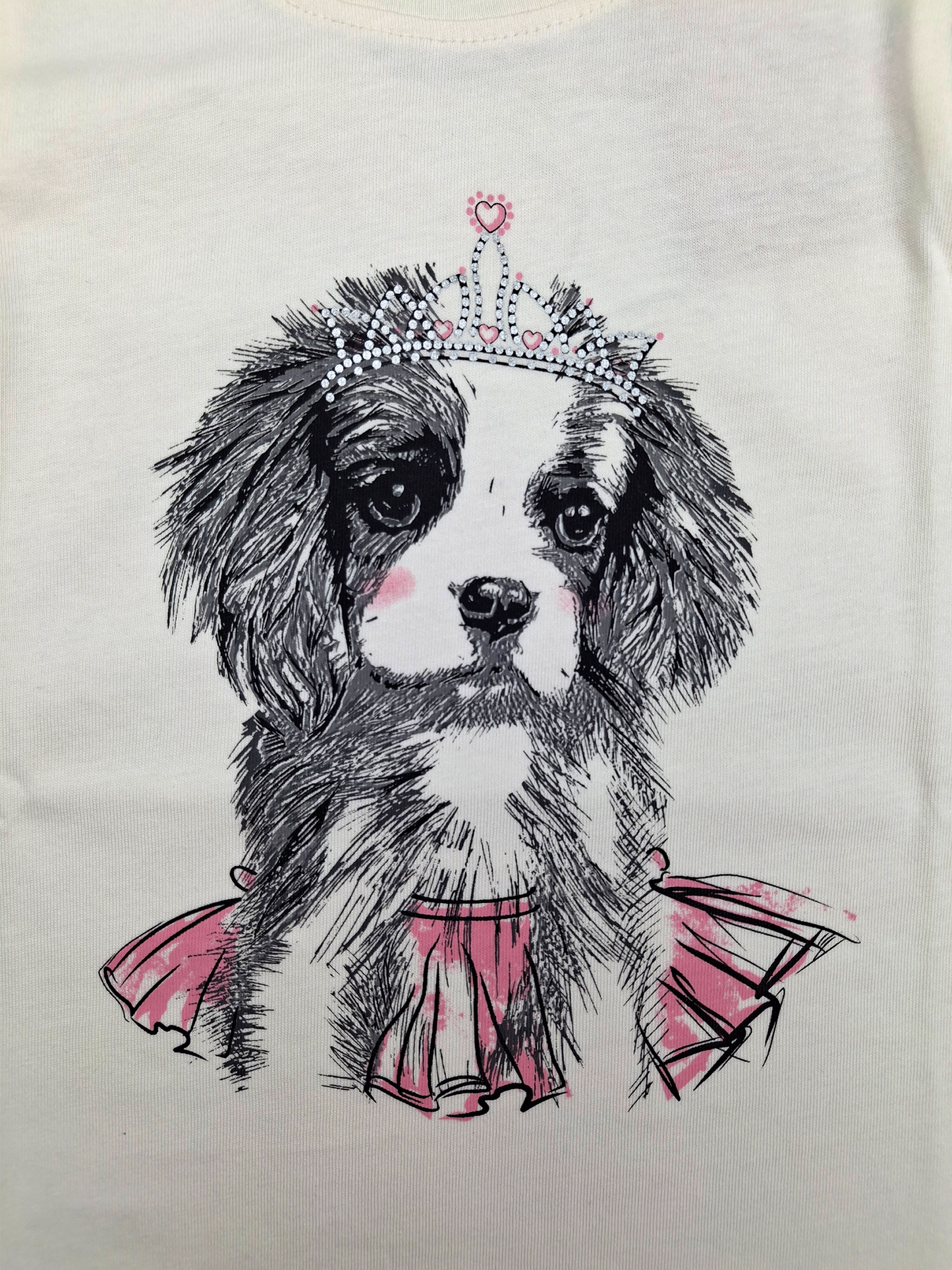 White Princess Dog | Dievčenská tunika - klasický strih