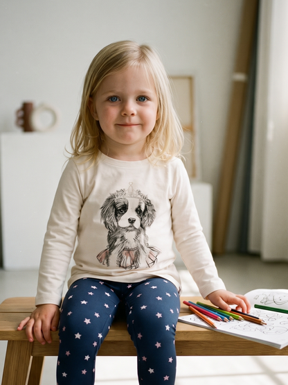White Princess Dog | Dievčenská tunika - klasický strih