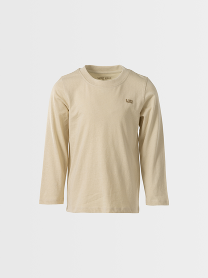 LK Beige | Chlapčenské tričko s dlhým rukávom