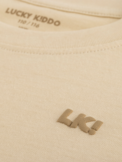 LK Beige | Chlapčenské tričko s dlhým rukávom