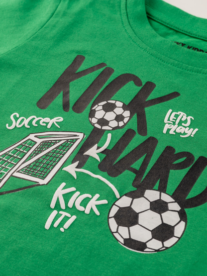 Kick Hard | Chlapčenské tričko s krátkym rukávom