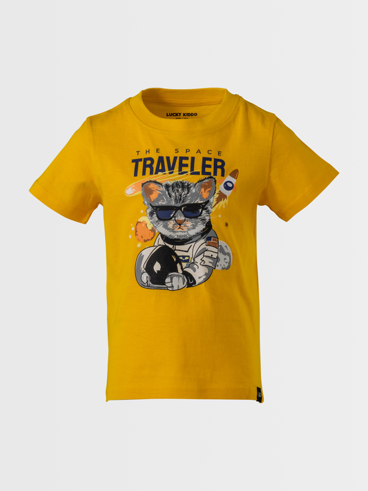 Cat In Space | Chlapčenské tričko s krátkym rukávom