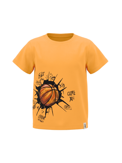 Orange Basketball | Chlapčenské tričko s krátkym rukávom - klasický strih