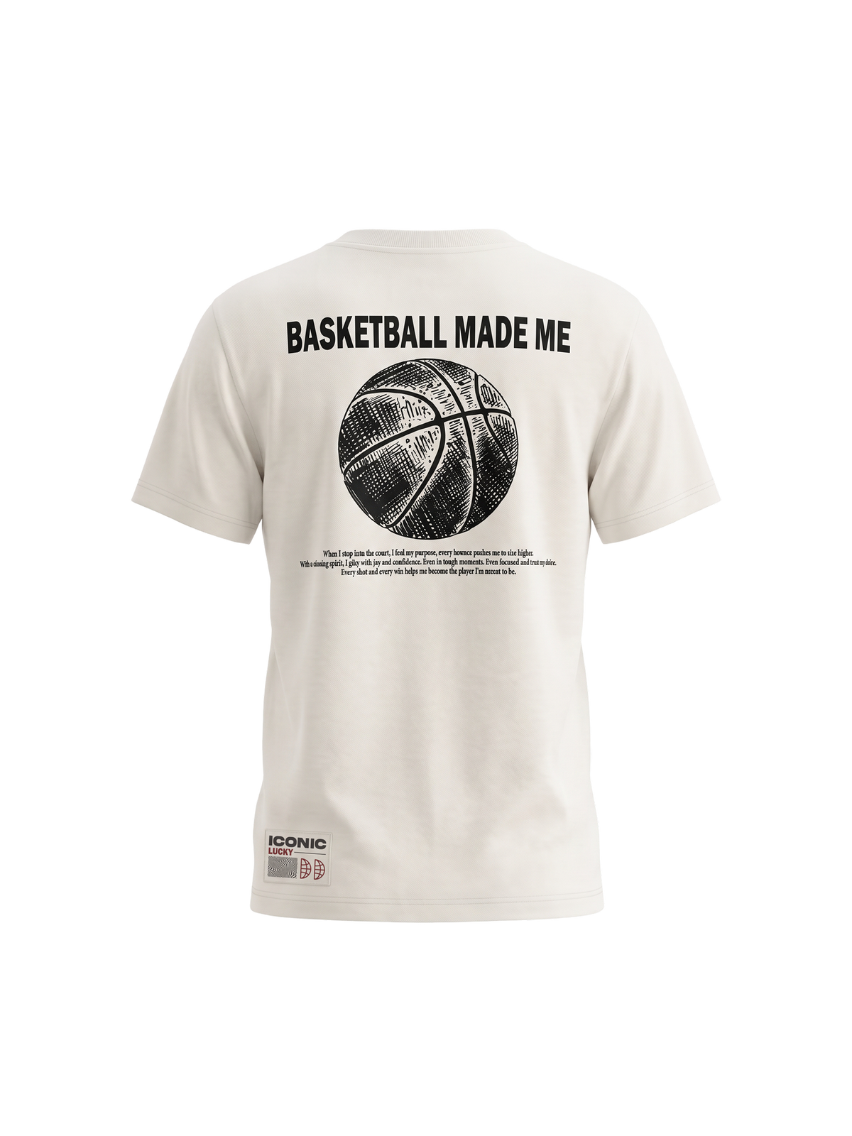 Basketball Made Me | Chlapčenské tričko s krátkym rukávom - voľný strih