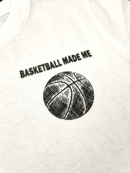 Basketball Made Me | Chlapčenské tričko s krátkym rukávom - voľný strih