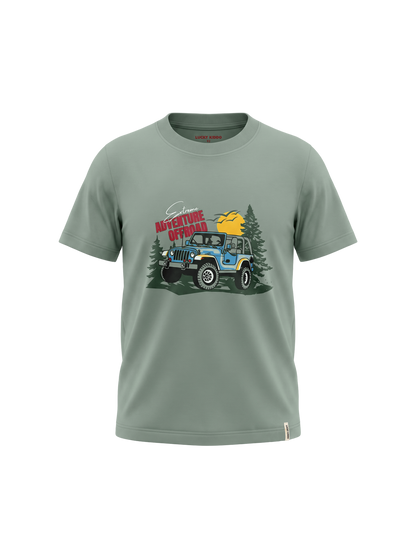Green Offroad | Chlapčenské tričko s krátkym rukávom - klasický strih