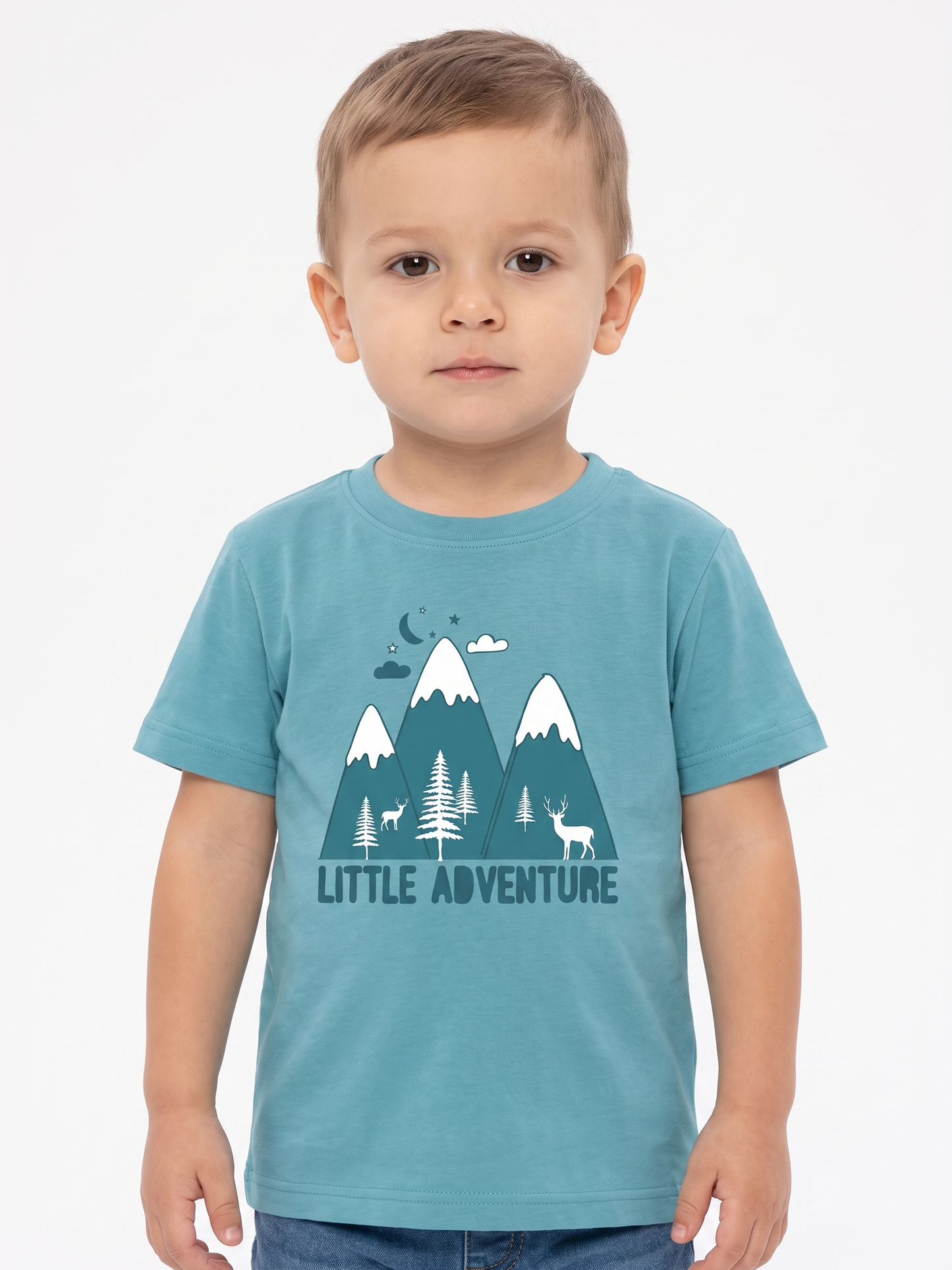 Aqua Little Adventure | Chlapčenské tričko s krátkym rukávom - klasický strih