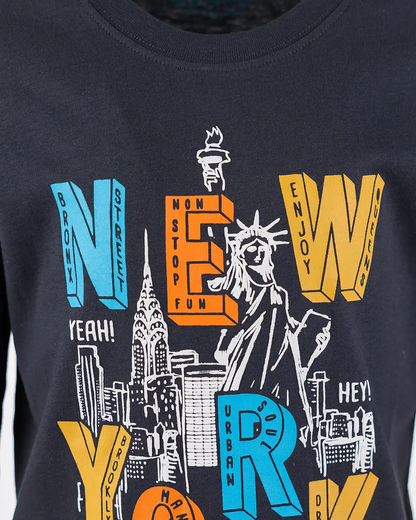 New York | Chlapčenské tričko s dlhým rukávom