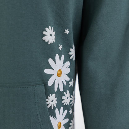 Daisy Delight | Dievčenská mikina s kapucňou