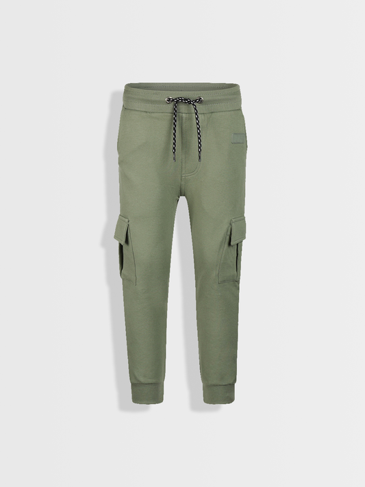 Forest Green | Chlapčenské cargo tepláky